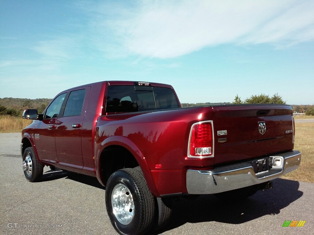 Delmonico Red Pearl 2017 Ram 3500 Laramie Mega Cab 4x4 Dual Rear Wheel Exterior Photo #116575912
