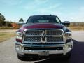 2017 Delmonico Red Pearl Ram 3500 Laramie Mega Cab 4x4 Dual Rear Wheel  photo #7