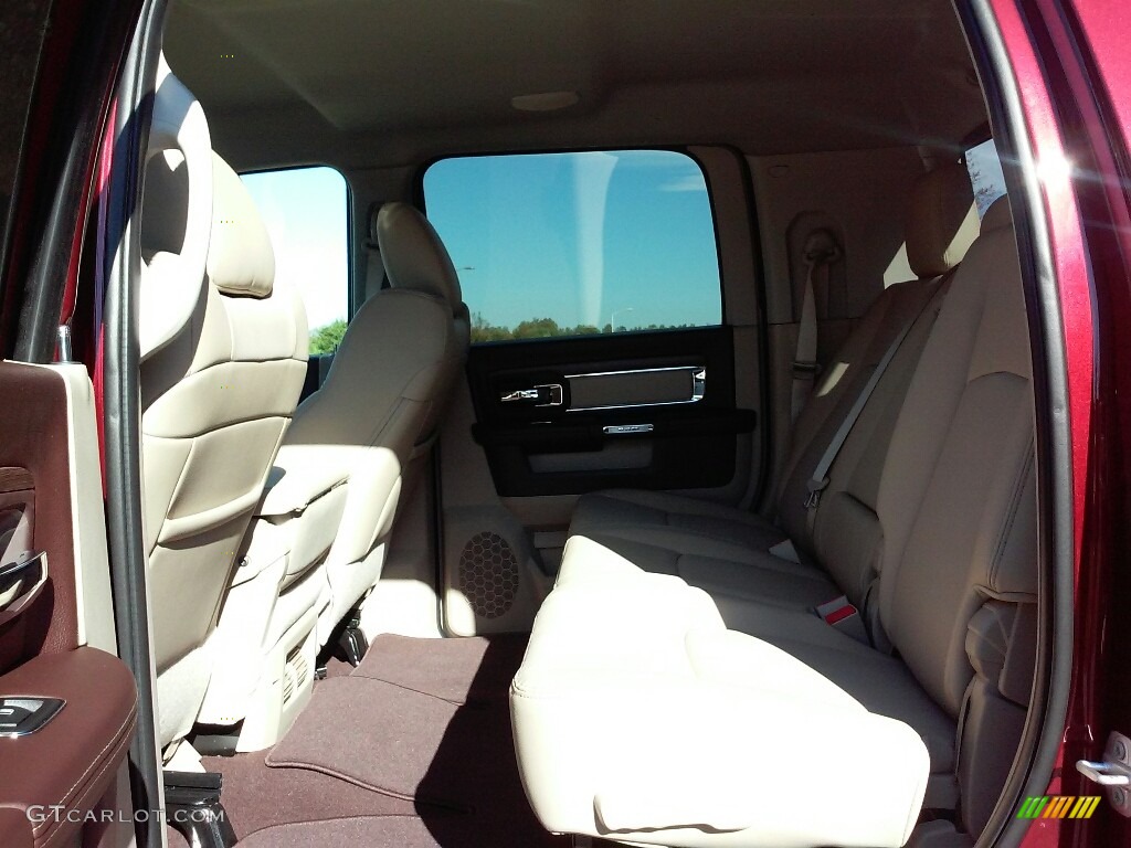 2017 Ram 3500 Laramie Mega Cab 4x4 Dual Rear Wheel Rear Seat Photo #116576014