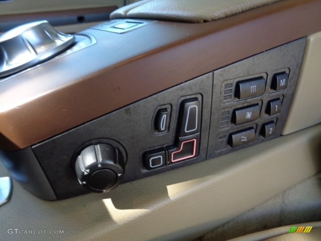 2003 7 Series 745i Sedan - Alpine White / Dark Beige/Beige III photo #8