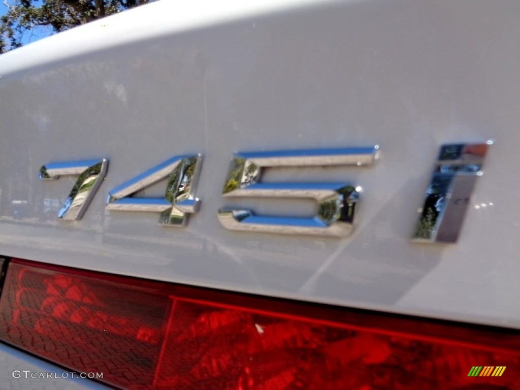2003 7 Series 745i Sedan - Alpine White / Dark Beige/Beige III photo #27