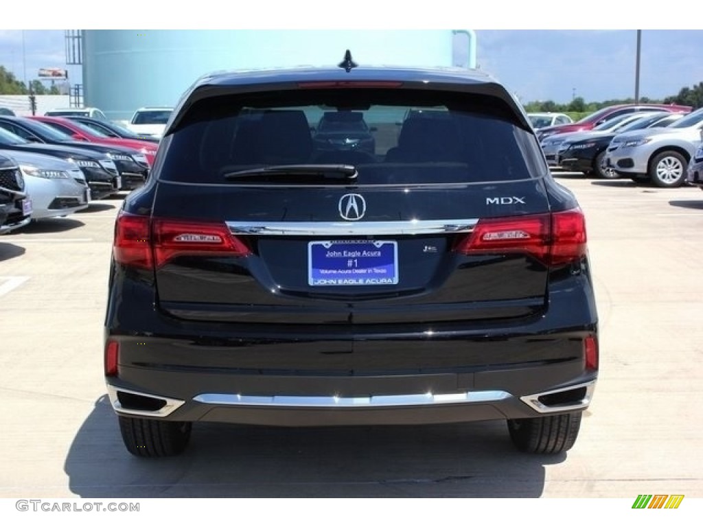 2017 MDX Technology - Crystal Black Pearl / Parchment photo #6