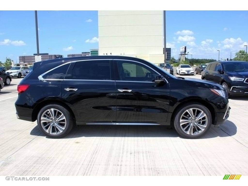 2017 MDX Technology - Crystal Black Pearl / Parchment photo #8