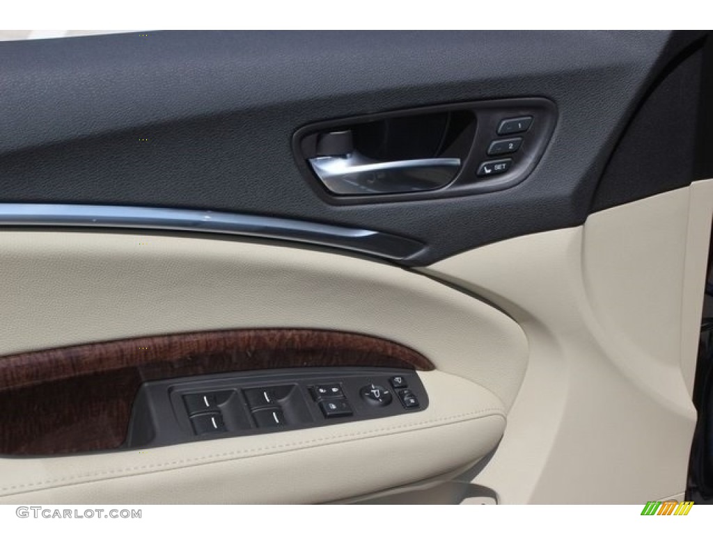 2017 MDX Technology - Crystal Black Pearl / Parchment photo #15