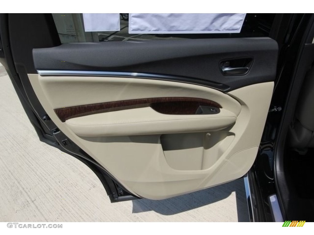 2017 MDX Technology - Crystal Black Pearl / Parchment photo #23