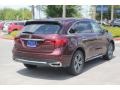 2017 Dark Cherry Pearl Acura MDX   photo #7