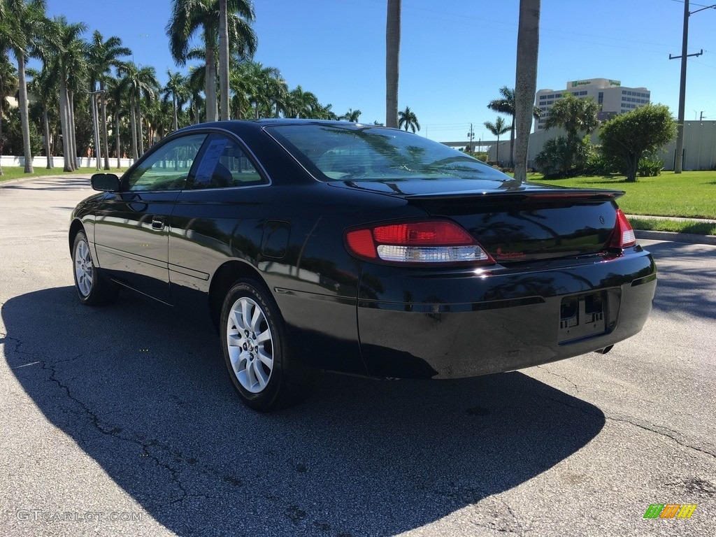 2000 Solara SE V6 Coupe - Black Sand Pearl / Charcoal photo #3