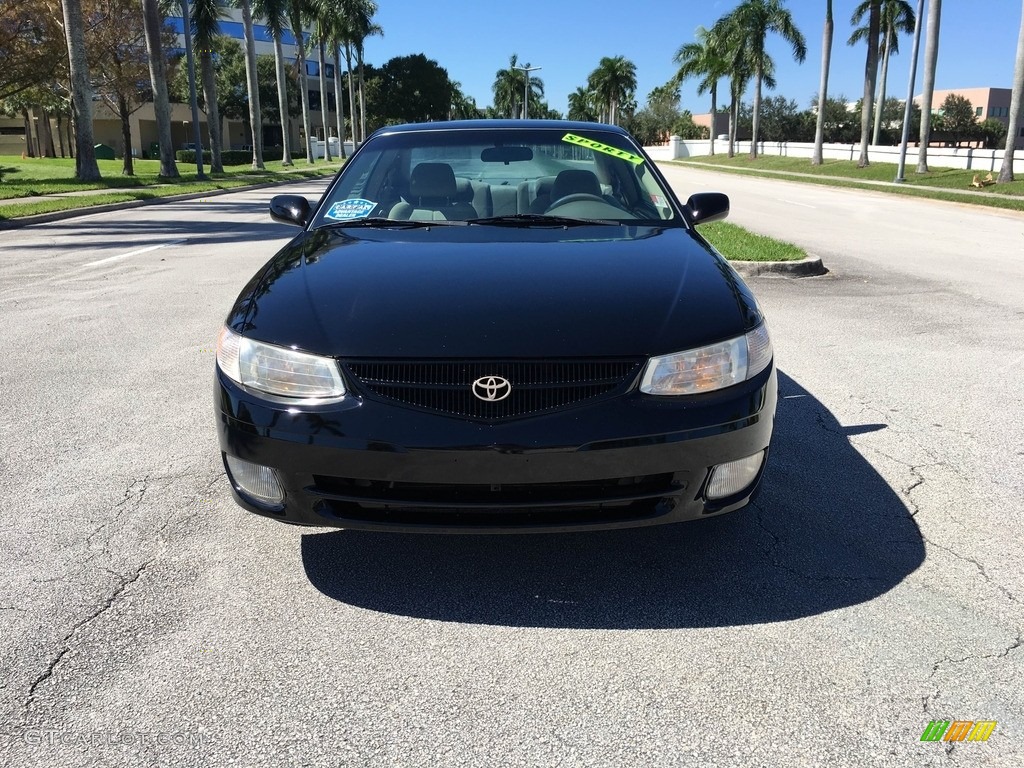 2000 Solara SE V6 Coupe - Black Sand Pearl / Charcoal photo #8