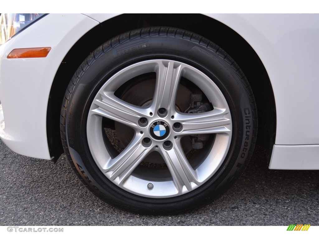 2014 3 Series 328i xDrive Sedan - Alpine White / Black photo #32