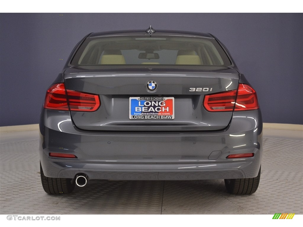 2017 3 Series 320i Sedan - Mineral Grey Metallic / Venetian Beige/Black photo #5