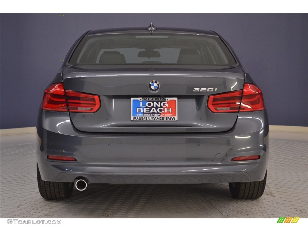 2017 3 Series 320i Sedan - Mineral Grey Metallic / Black photo #5