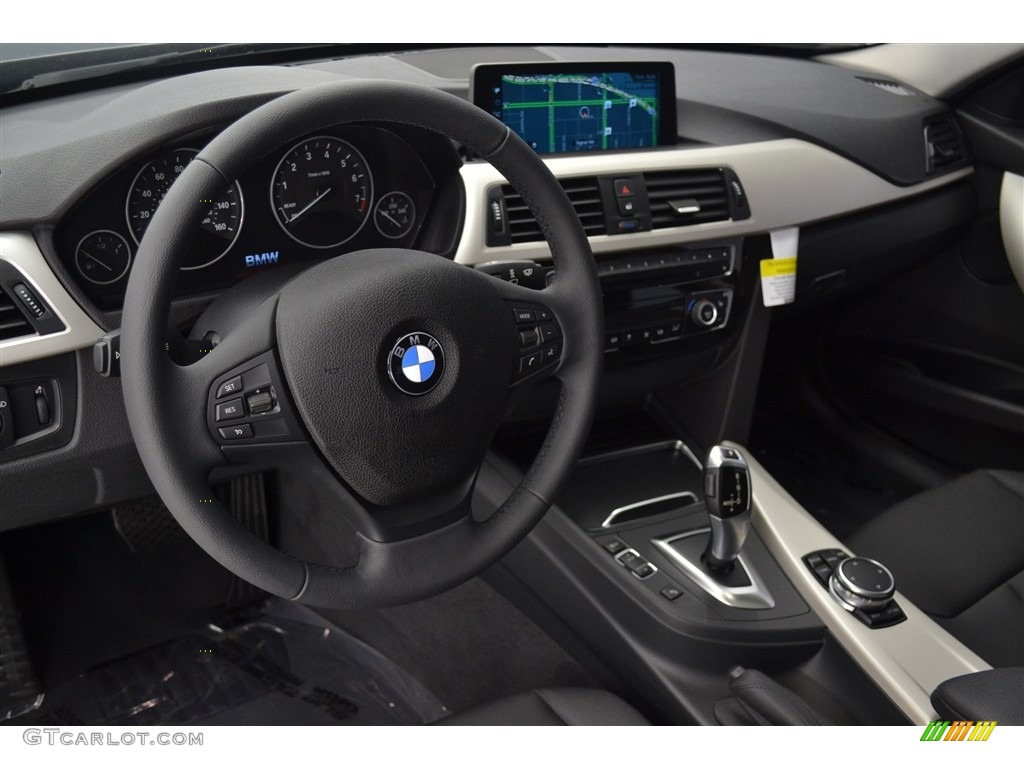 2017 BMW 3 Series 320i Sedan Black Dashboard Photo #116584960