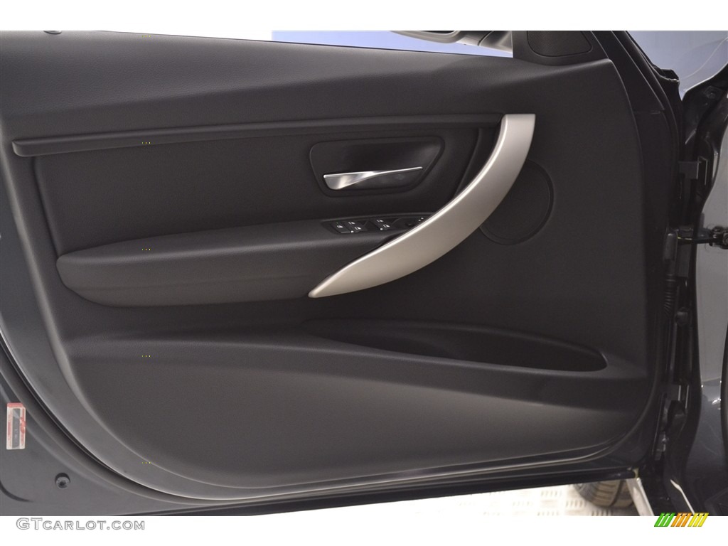 2017 3 Series 320i Sedan - Mineral Grey Metallic / Black photo #11