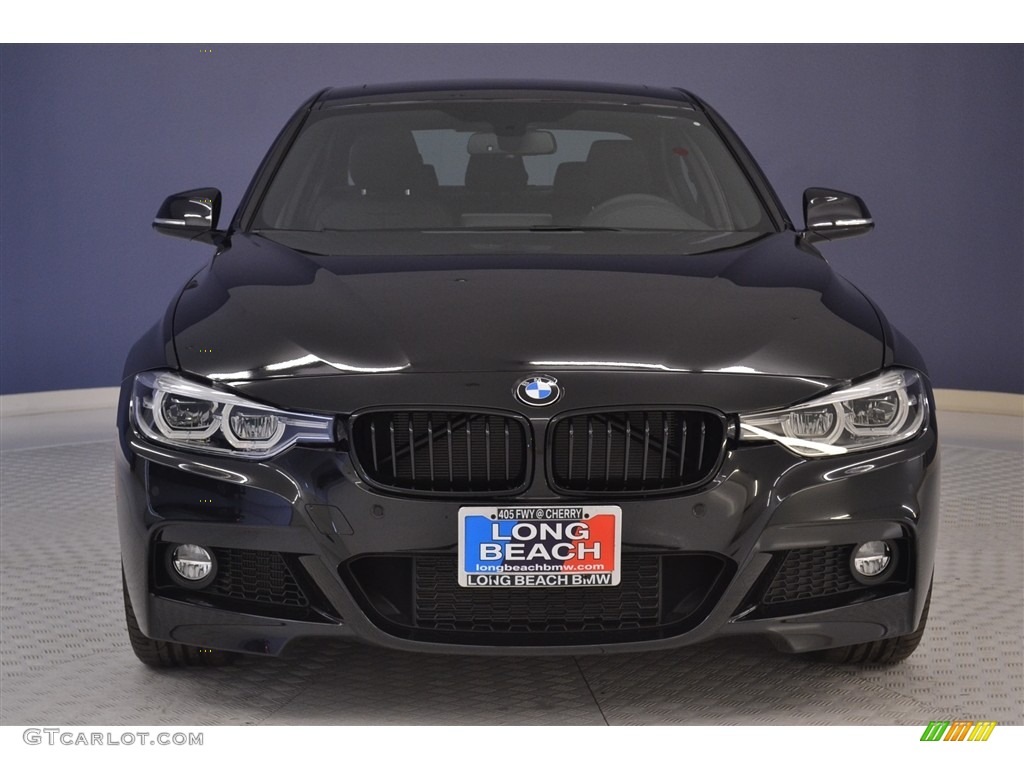 2017 3 Series 340i Sedan - Black Sapphire Metallic / Black photo #2