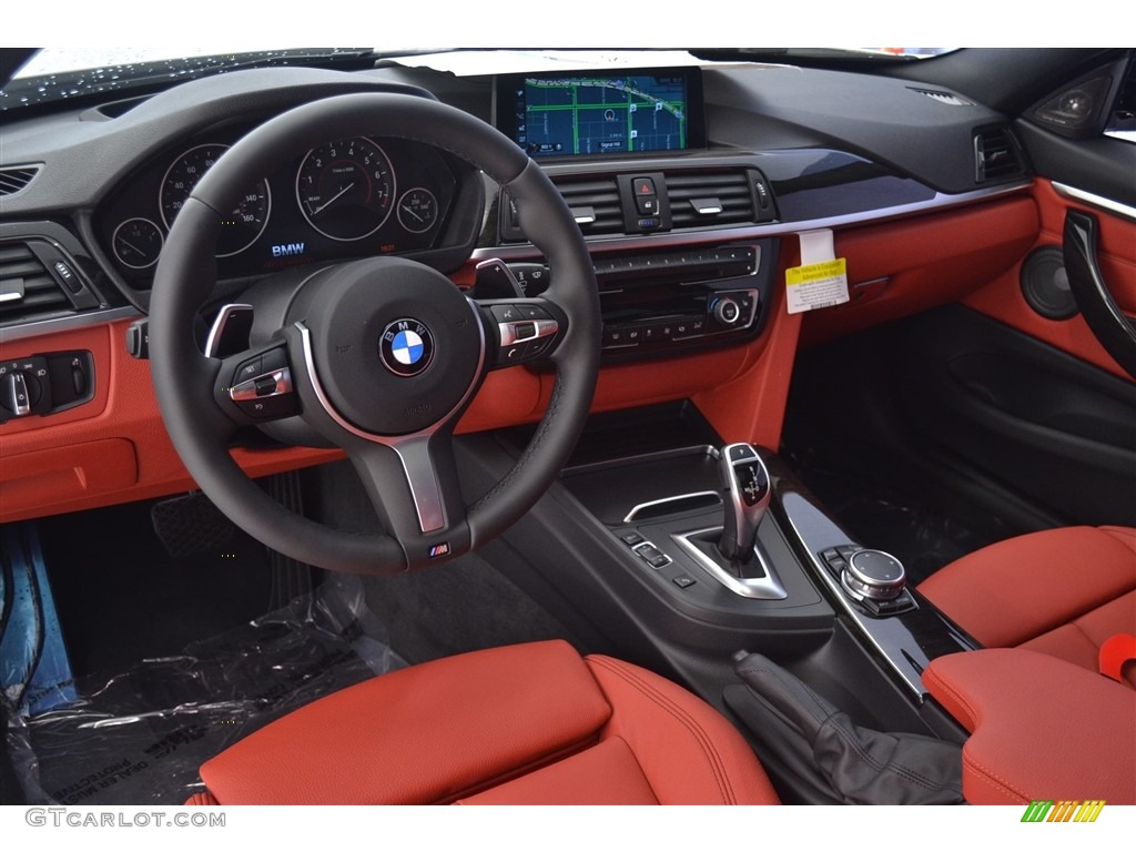 Black Interior 2017 BMW 4 Series 440i Coupe Photo #116586034