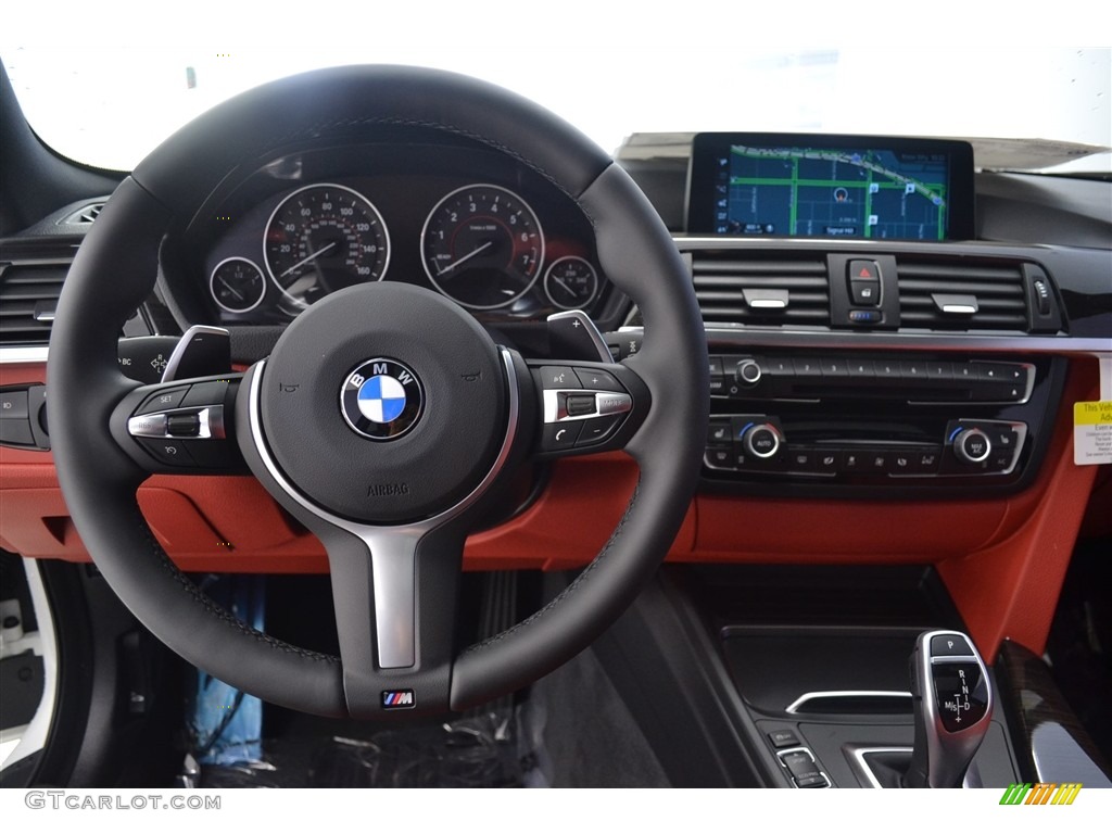 2017 BMW 4 Series 440i Coupe Black Dashboard Photo #116586190