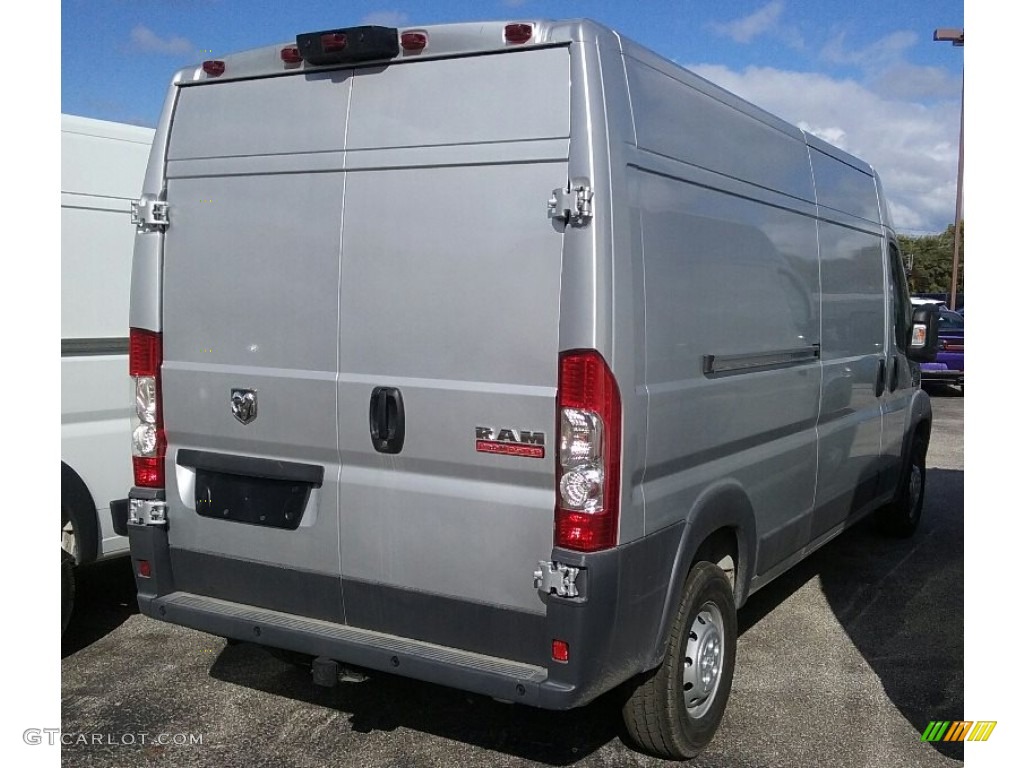 Bright Silver Metallic 2017 Ram ProMaster 2500 High Roof Cargo Van Exterior Photo #116586415