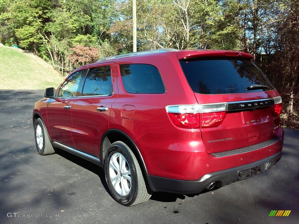 2013 Durango Crew - Deep Cherry Red Crystal Pearl / Black photo #2