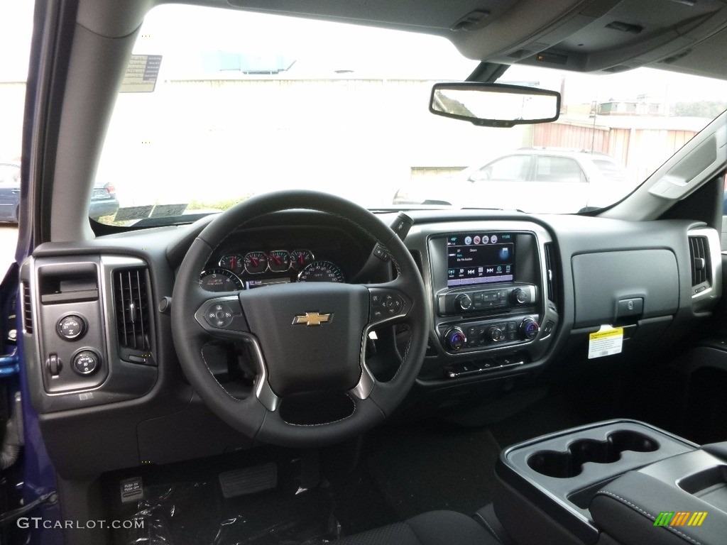 2017 Silverado 1500 LT Crew Cab 4x4 - Deep Ocean Blue Metallic / Jet Black photo #12