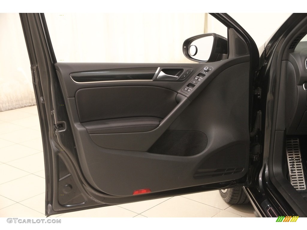 2014 GTI 4 Door Wolfsburg Edition - Carbon Steel Gray Metallic / Titan Black photo #4