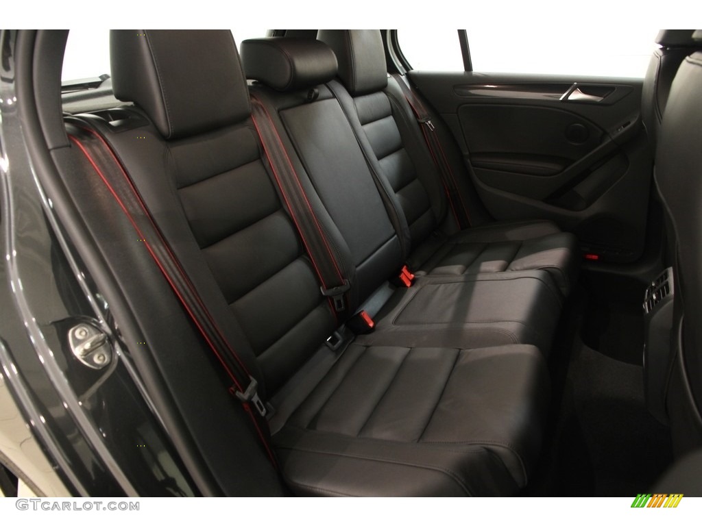 2014 GTI 4 Door Wolfsburg Edition - Carbon Steel Gray Metallic / Titan Black photo #14