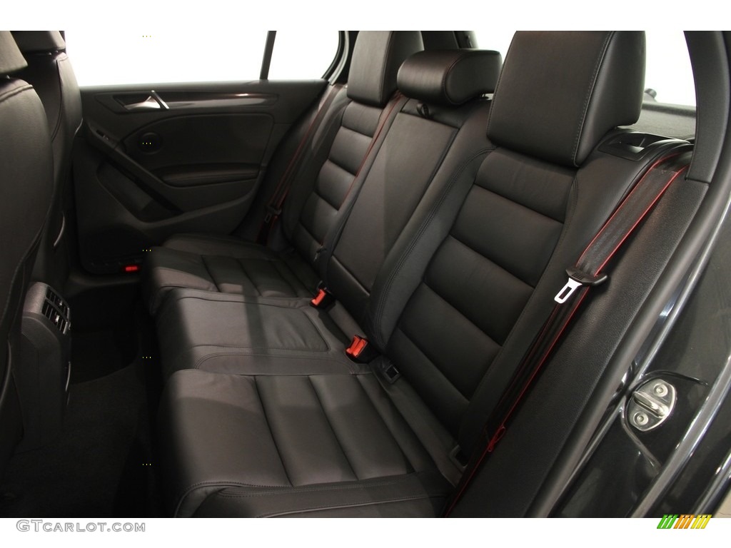 2014 GTI 4 Door Wolfsburg Edition - Carbon Steel Gray Metallic / Titan Black photo #15