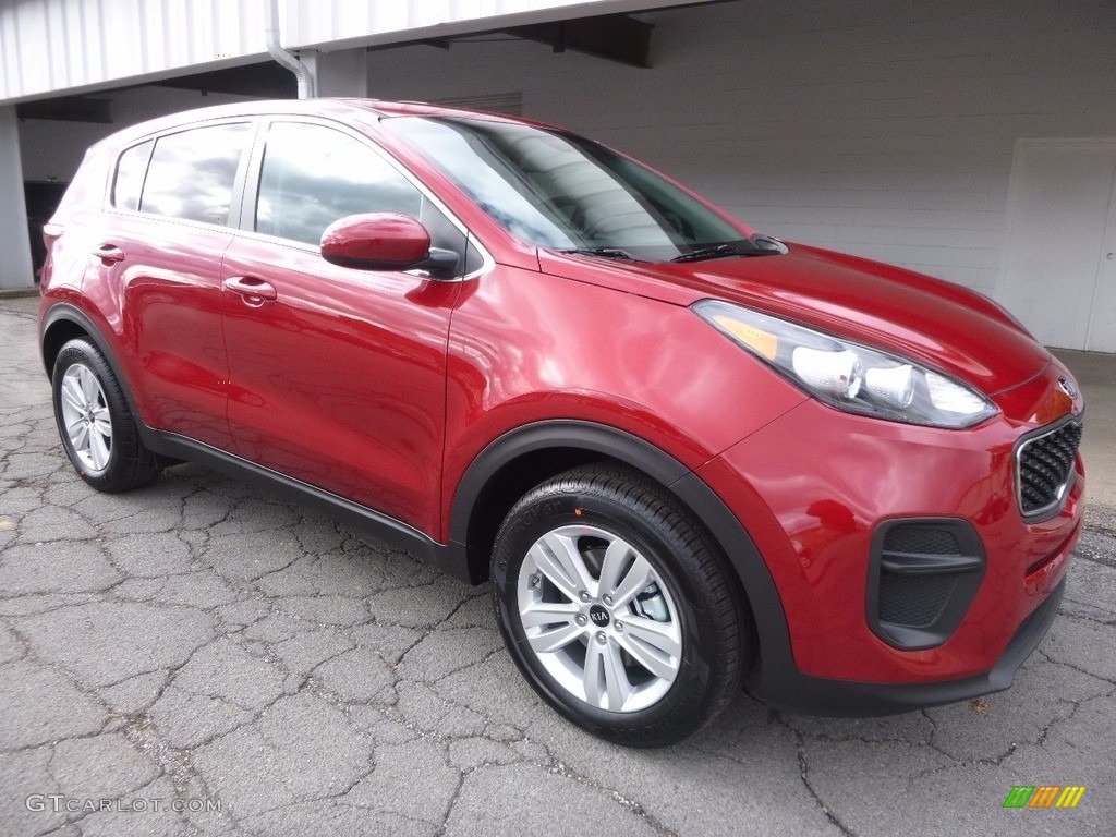 Hyper Red 2017 Kia Sportage LX Exterior Photo #116588146