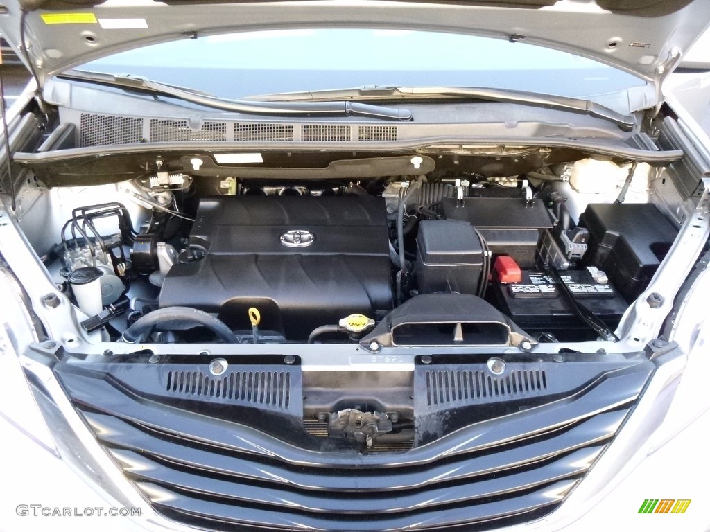 2014 Sienna LE AWD - Silver Sky Metallic / Light Gray photo #16