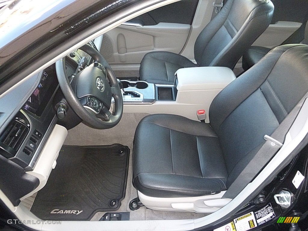2014 Camry Hybrid LE - Attitude Black Metallic / Ash photo #12