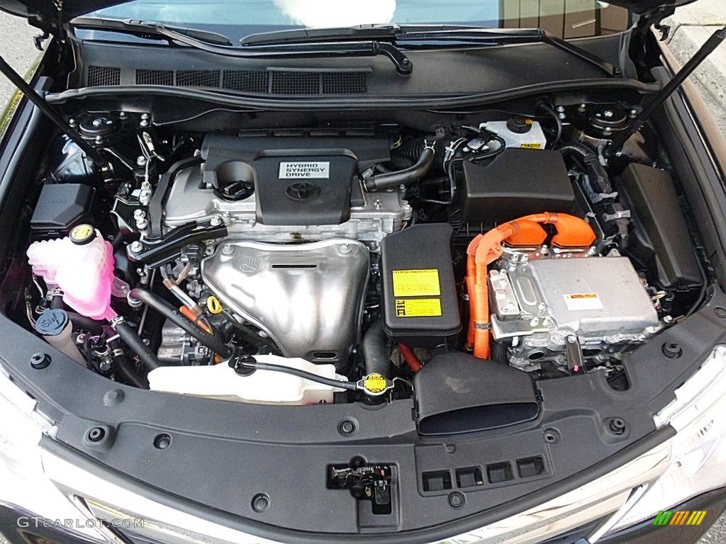 2014 Camry Hybrid LE - Attitude Black Metallic / Ash photo #30