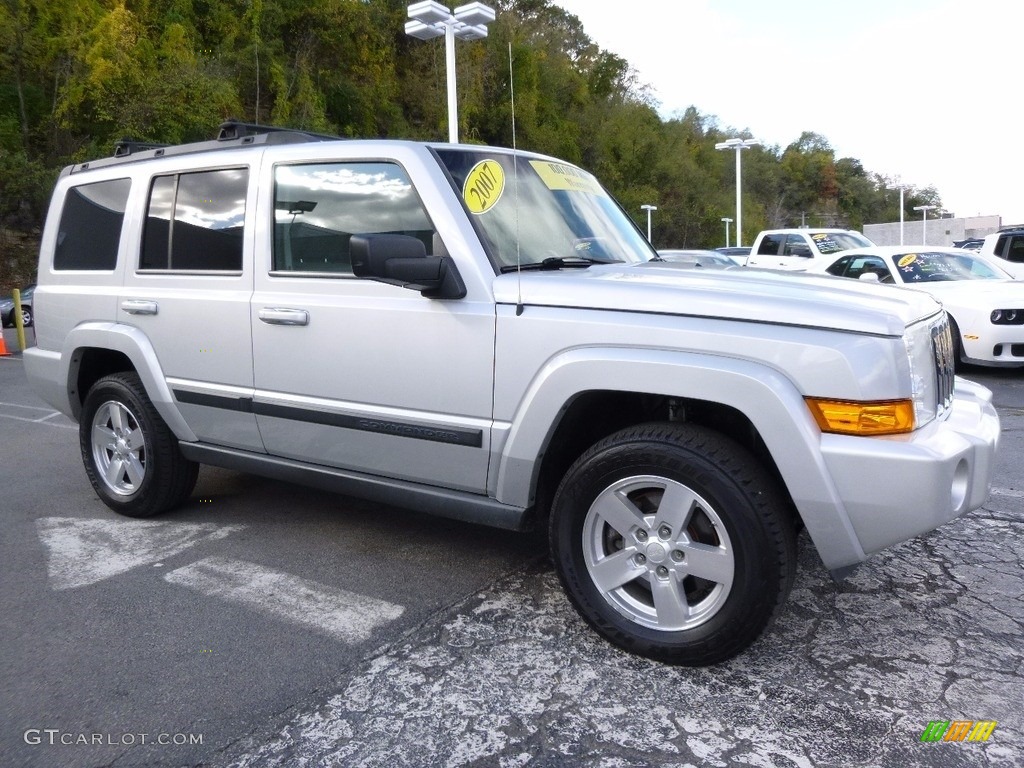 Light Graystone Pearl 2007 Jeep Commander Sport 4x4 Exterior Photo #116592664