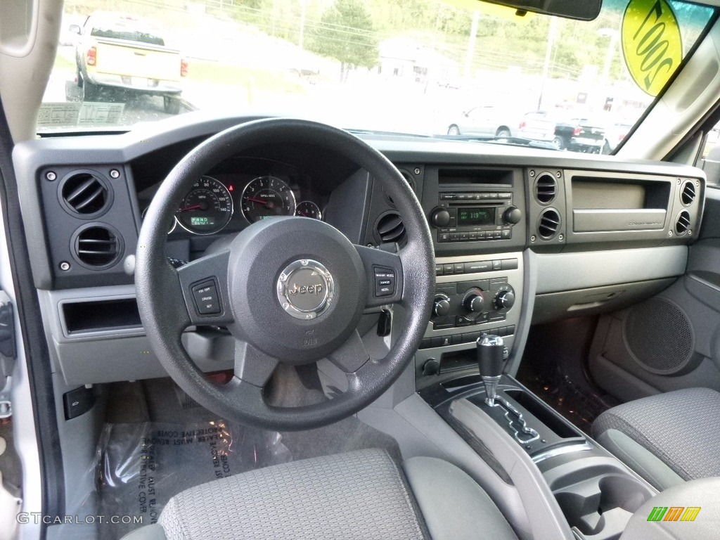 2007 Commander Sport 4x4 - Light Graystone Pearl / Medium Slate Gray photo #14
