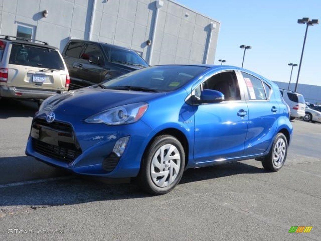 2016 Prius c Two - Blue Streak Metallic / Ash/Black photo #3