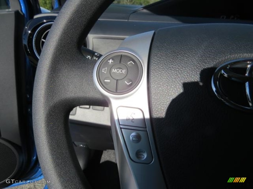 2016 Prius c Two - Blue Streak Metallic / Ash/Black photo #13