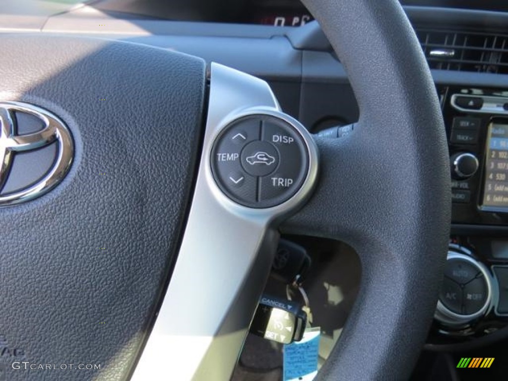 2016 Prius c Two - Blue Streak Metallic / Ash/Black photo #14
