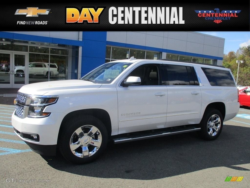 2017 Suburban LT 4WD - Iridescent Pearl Tricoat / Jet Black photo #1