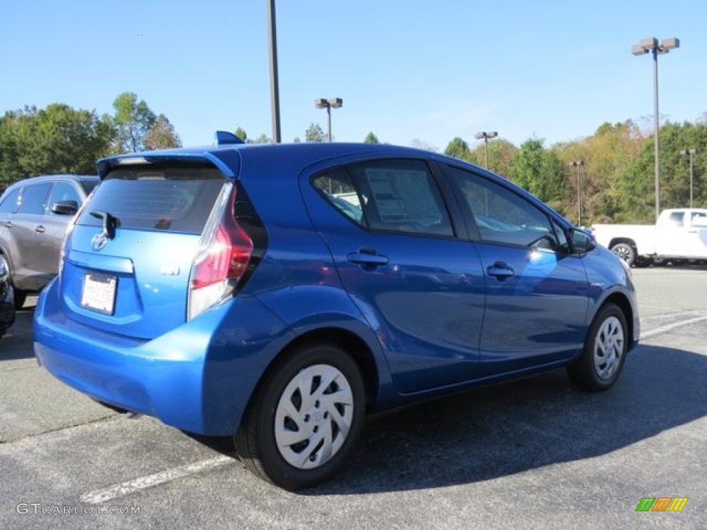 2016 Prius c Two - Blue Streak Metallic / Ash/Black photo #21