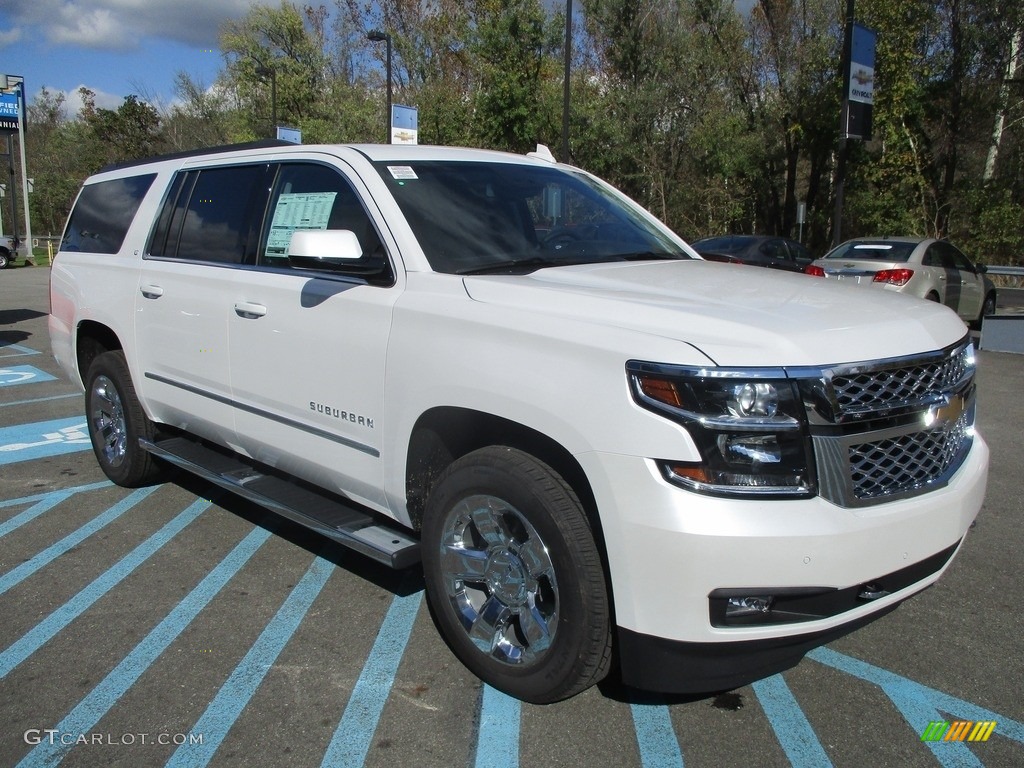 Iridescent Pearl Tricoat 2017 Chevrolet Suburban LT 4WD Exterior Photo #116593981