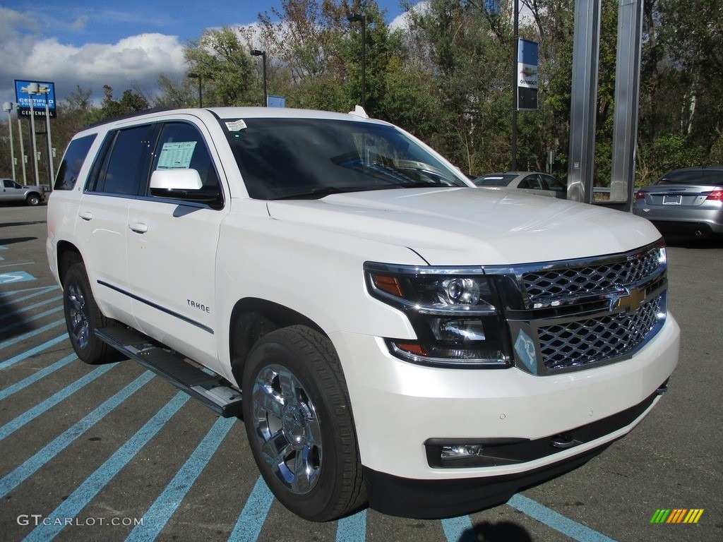 Iridescent Pearl Tricoat 2017 Chevrolet Tahoe LT 4WD Exterior Photo #116594509