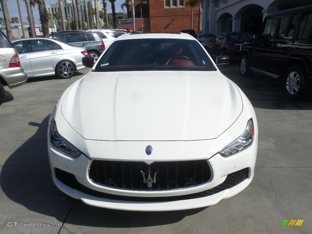 2015 Ghibli S Q4 - Bianco (White) / Nero/Rosso photo #6
