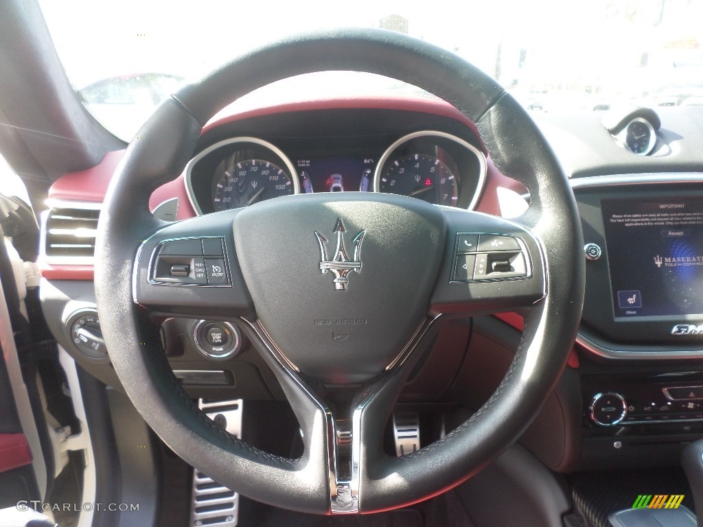 2015 Ghibli S Q4 - Bianco (White) / Nero/Rosso photo #11