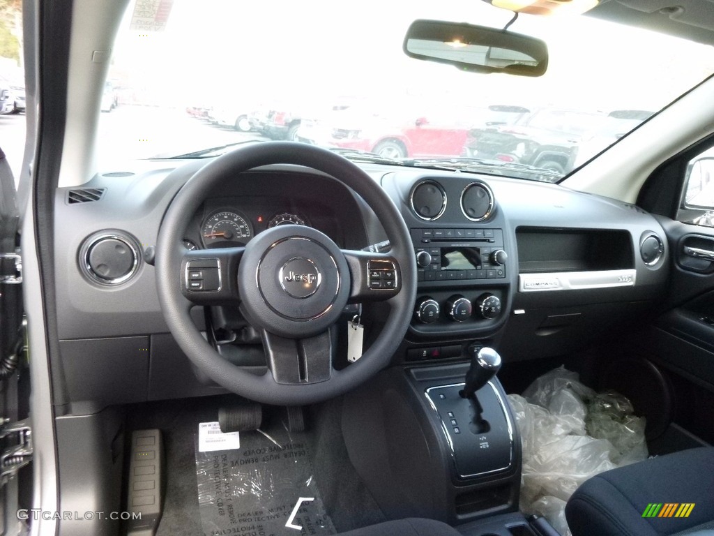 2017 Jeep Compass Sport Dark Slate Gray Dashboard Photo #116594944