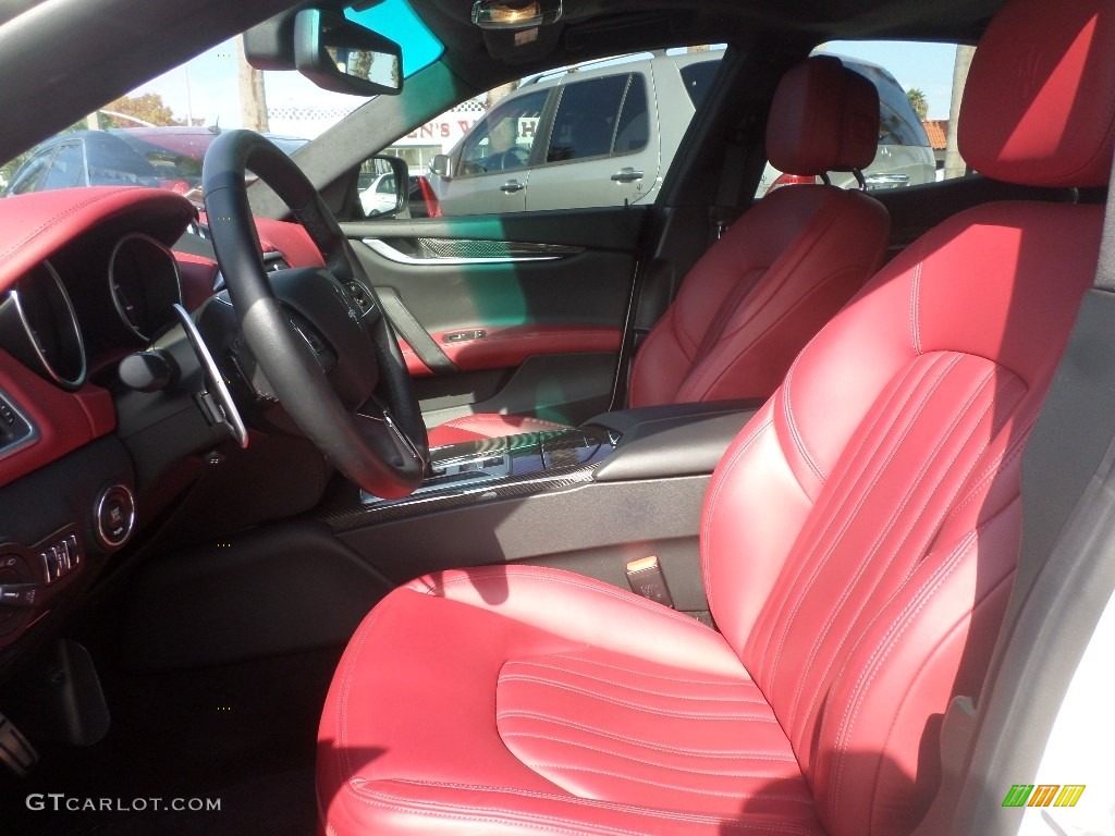 2015 Ghibli S Q4 - Bianco (White) / Nero/Rosso photo #18