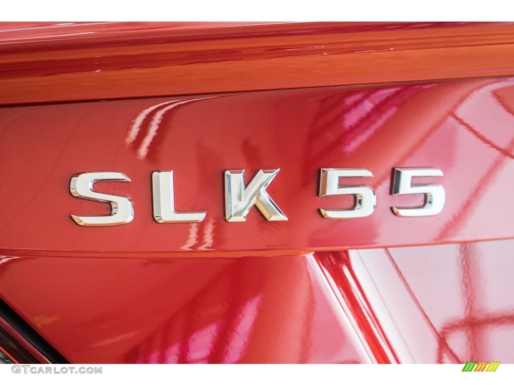 2014 SLK 55 AMG Roadster - Mars Red / Black photo #7
