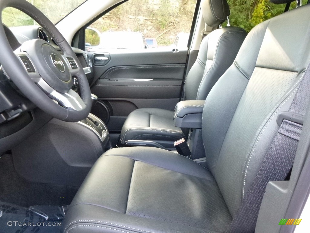 Dark Slate Gray Interior 2017 Jeep Compass High Altitude Photo #116597320