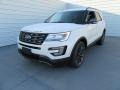 2017 White Platinum Ford Explorer XLT  photo #7