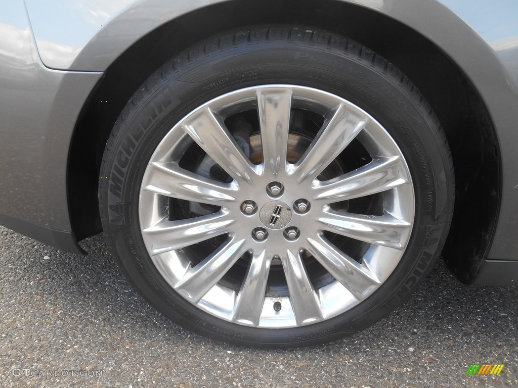 2012 MKS EcoBoost AWD - Sterling Gray Metallic / Charcoal Black photo #8