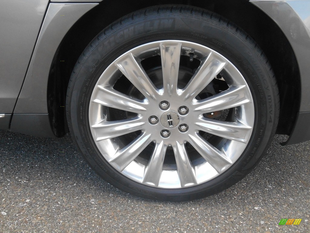 2012 MKS EcoBoost AWD - Sterling Gray Metallic / Charcoal Black photo #9