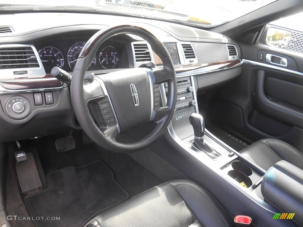 2012 MKS EcoBoost AWD - Sterling Gray Metallic / Charcoal Black photo #14