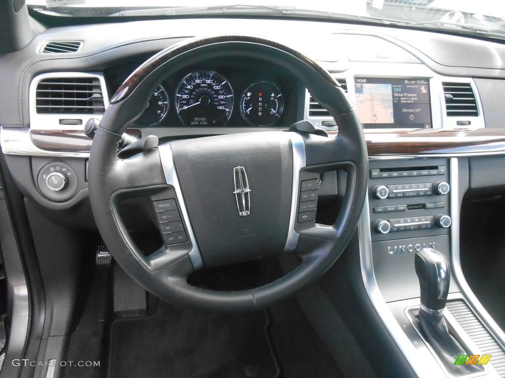2012 MKS EcoBoost AWD - Sterling Gray Metallic / Charcoal Black photo #17